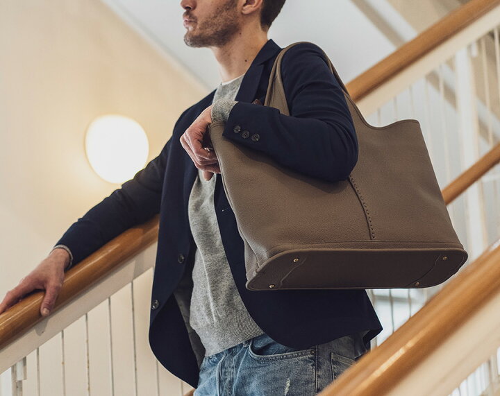 楽天市場】トートバッグ Magnu TOKYOtote レザー メンズ レディース 