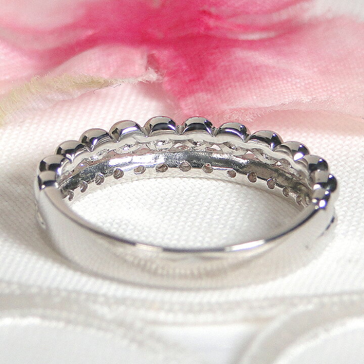 楽天市場】Pt900/K18YG/PG【0.35ct】丸玉 2連風 重ねづけ ダイヤモンド  