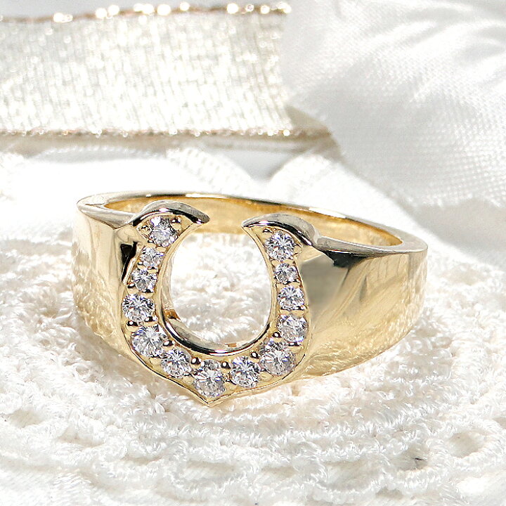 楽天市場】K18YG【0.40ct Eカラー SI-1】メンズ ダイヤモンド リング  