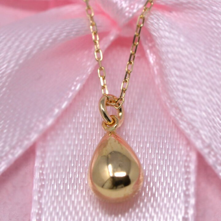 楽天市場】しずく 雫 ネックレス ペンダント K18 18金 18K ゴールド 