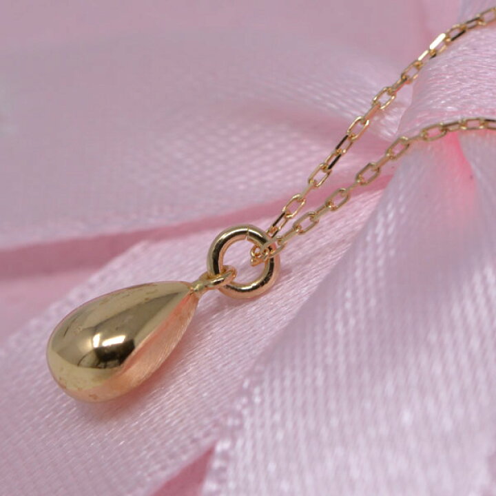 楽天市場】しずく 雫 ネックレス ペンダント K18 18金 18K ゴールド 