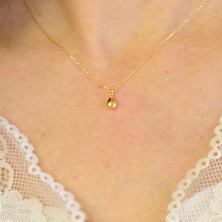 楽天市場】しずく 雫 ネックレス ペンダント K18 18金 18K ゴールド 