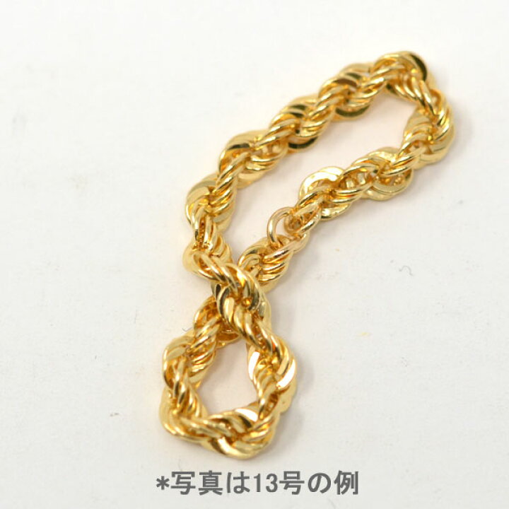 楽天市場】オシャレな ロープチェーン リング 指輪 18金 k18 18k 