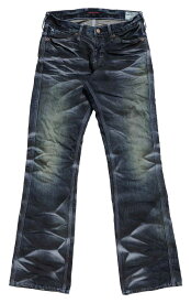 ブーツカットジーンズ;BLUEWAY:ビンテージデニム・エンジニア フレアカットジーンズ(ブラックシェーバー):M1631-5761 S-LL ブルーウェイ ジーンズ メンズ デニム 裾上げ 日本製