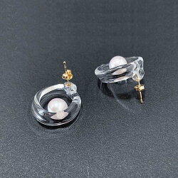楽天市場 ハリオ ランプワークファクトリー ピアス フープパール K10 アコヤ真珠 パール 本真珠 ピアス ガラス製 10金 スタッド Hario Lampwork Factory Hapr Hp P K10 国内 正規品 J Pia
