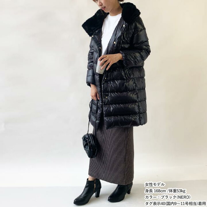 楽天市場】ヘルノ HERNO ダウンコート レディース ボアネック ダウン  