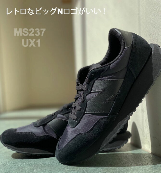 楽天市場 Off ニューバランス 237 スニーカー メンズ 黒 New Balance Ms237 Ux1 カジュアル シューズ 靴 ローカット スエードレザー Ms237ux1 Black ブラック 返品交換対象外 J Pia