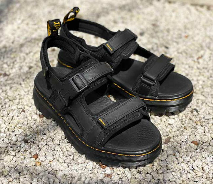 楽天市場 正規販売店 ドクターマーチン サンダル Dr Martens メンズ Forster フォースター レザー 厚底サンダル 靴 シューズ ベルクロベルト バックストラップ J Pia