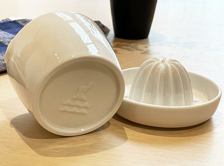 楽天市場】かもしか道具店 レモンのしぼり器 レモン絞り器 陶器製 