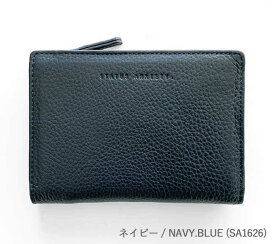 【★最大1,000円クーポン＋ポイント10倍！】【SALE】STATUS ANXIETY ステータスアングザエティー 2つ折り 財布 本革 小銭入れ付き レザー ウォレット 二つ折り財布 無地 レディース メンズ (INSURGENCY) 【ネコポス対象】【2440】≪返品交換対象外≫