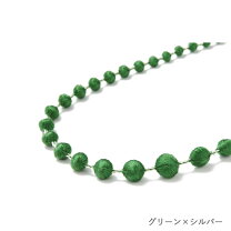 楽天市場】数珠（カラーグリーン）（ネックレス・ペンダント  