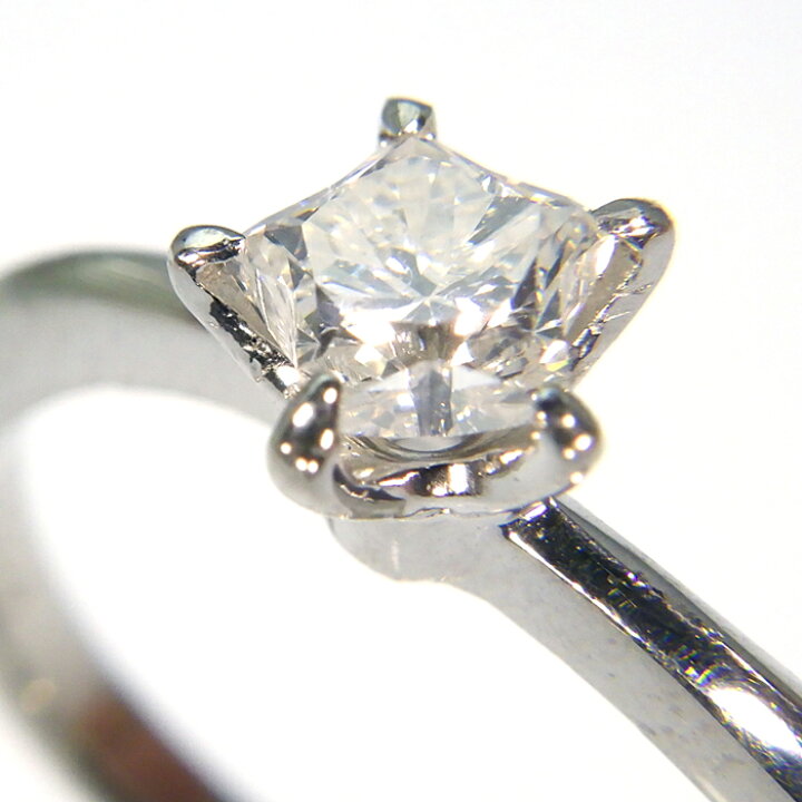 楽天市場】【星型】ダイヤモンド リング 一粒 0.3ct スターカット 希少 