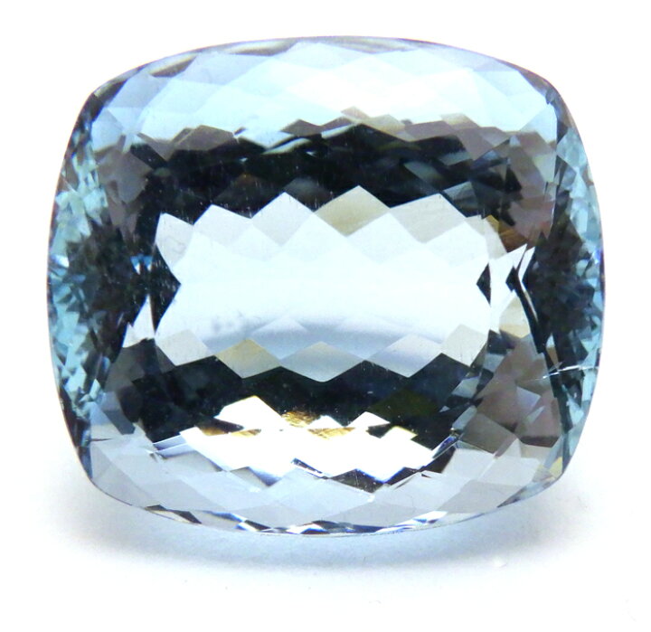 楽天市場】【大粒】アクアマリン 19.43ct ルース クッション カット 