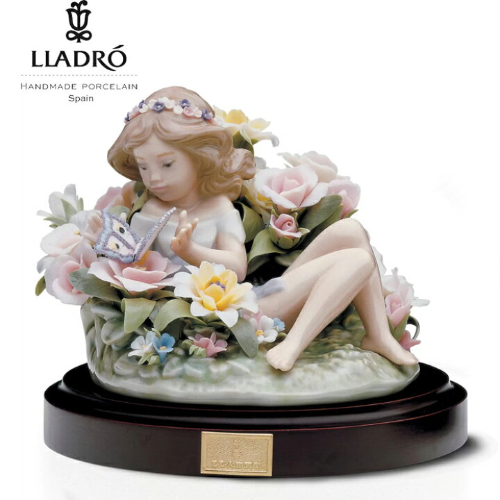 楽天市場】【P5倍+クーポン】蝶と戯れる小妖精 リヤドロ LLADRO 