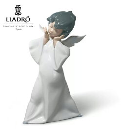 天使の考えごと うん、そうしよう LLADRO リヤドロ リアドロ 置物 オブジェ インテリア 人形 磁器 かわいい おしゃれ スペイン プレゼント 玄関 お祝い 新築 開業 癒し リビング 寝室 事務所 オフィス 【正規品】 01004959