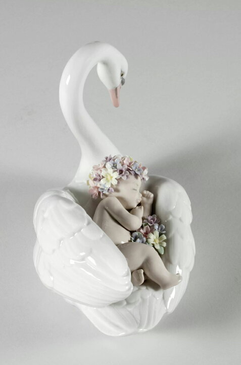 楽天市場】夢の国へ LLADRO 白鳥 スワン リヤドロ 置物 オブジェ 