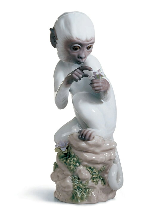 楽天市場】The Monkey LLADRO リヤドロ 置物 猿 サル オブジェ 