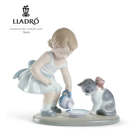 召しあがれ LLADRO リアル フィギュリン リアドロ リヤドロ 猫 子供 置物 オブジェ インテリア 人形 磁器 かわいい おしゃれ スペイン プレゼント 玄関 お祝い 新築 開業 癒し リビング 寝室 事務所 オフィス 【正規品】 01008498