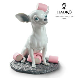 チワワとマシュマロ LLADRO リヤドロ 犬 リアル フィギュリン 01009191リアドロ 置物 オブジェ インテリア 犬 人形 磁器 かわいい スペイン プレゼント 玄関 お祝い 新築 開業 癒し リビング 寝室 事務所 オフィス 【正規品】