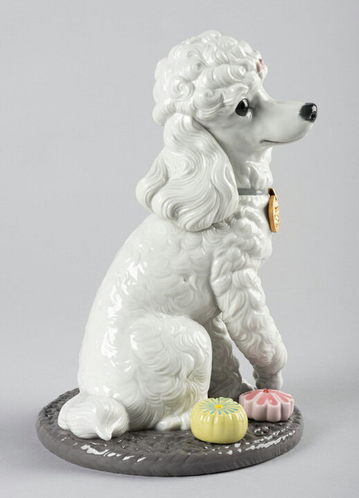 楽天市場】プードルのお茶会 LLADRO リヤドロ 犬 リアル フィギュリン 