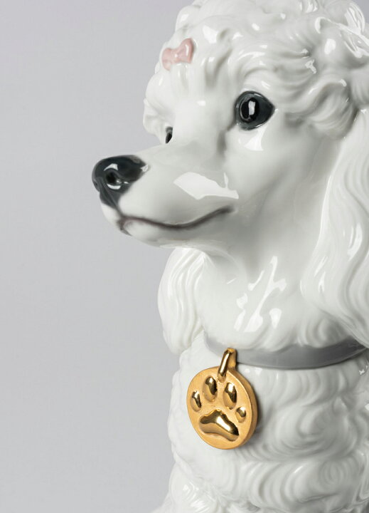 楽天市場】プードルのお茶会 LLADRO リヤドロ 犬 リアル フィギュリン 