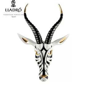 【6/1から一部値上】Mask Antelope Black-Gold LLADRO リヤドロ カモシカ フィギュリン 01009541 リアドロ 置物 オブジェ インテリア人形 磁器 かわいい スペイン プレゼント お祝い 新築 開業 癒し リビング 寝室 事務所 オフィス 【正規品】