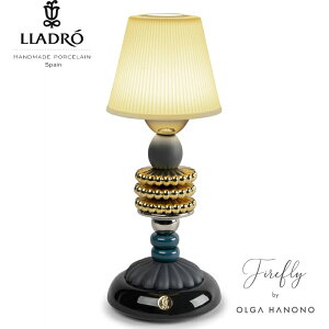 Firefly Lamp by Olga Hanono リヤドロ LLADRO ファイヤーフライ 卓上 ワイヤレス ランプ 磁器 人形 置物 インテリア プレゼント お祝い 寝室 新築 開業 玄関 オフィス リビング 蛍 USB 充電式 LED 調光 0102