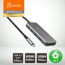 j5createUSB46in18K60マルチアダプターマルチハブPowerDelivery100W供給超スリムデザイン アルミ筐体 DisplayPort Alt Mode対応 ドライバー不要 社内回線NAS高速伝送対応 ゲーミングモニター対応 M1 / M2 / M1 Pro / M1 Max対応Type-C機器対応Windows MacOS 対応 JCH453-EJ