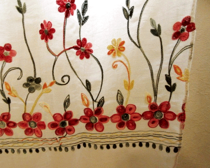 楽天市場】のれん ストール 大人 かわいい おしゃれ 花柄 刺繍 楽天市場】のれん ストール 大人 かわいい おしゃれ 花柄 刺繍