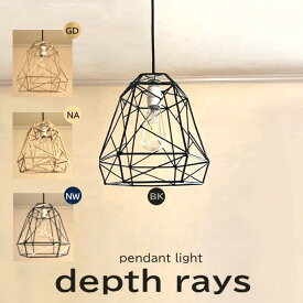 照明 ペンダントライト おしゃれ ダイニング led 1灯 キッチン アイアン 6角 鉄 アート 天井照明 モダン 照明器具 吊り下げ 天井 リビング 玄関 US ゴールド ナチュラル ベージュ ネイビー ホワイト ブラック アンティーク エジソン ヴィンテージ e26 LED電球*depth rays