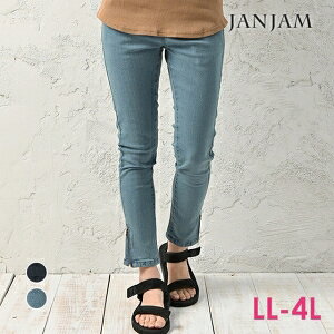 �傫���T�C�Y ���f�B�[�X �X�L�j�[�f�j�� �X�����p���c ���W�b�p�[ 10���� �E�G�X�g�S�� ���M���X�p���c �{�g���X LL/3L/4L �������T�C�Y �ۂ�����菗�q �v���X�T�C�Y