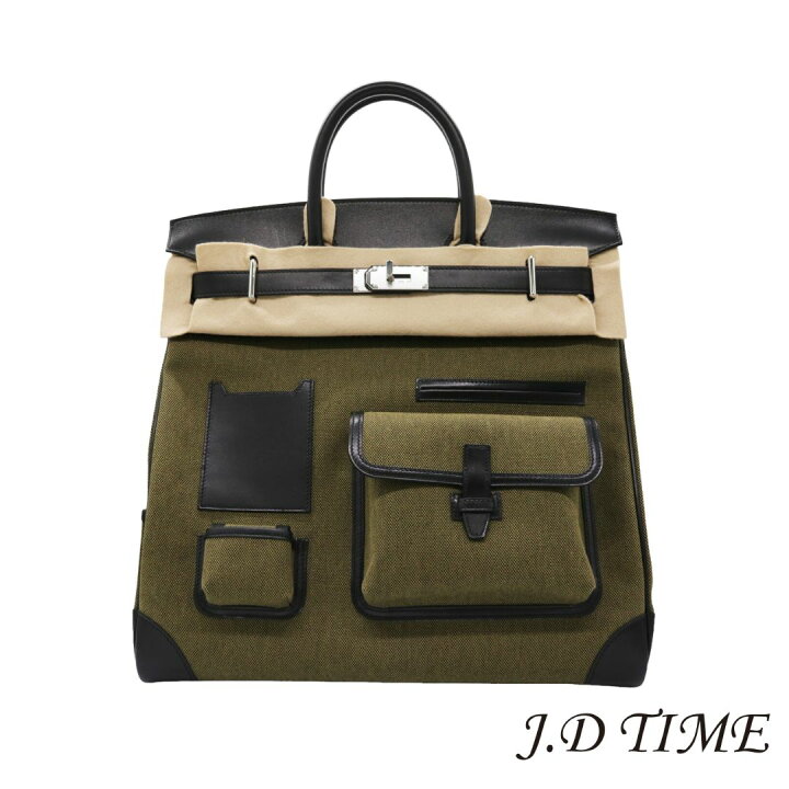 楽天市場】HERMES【エルメス】オータクロア カーゴカーキ×ブラック 