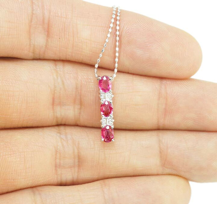 楽天市場】【鑑別付】K18WG 天然 ルビー 0.58ct ダイヤモンド 0.04ct  