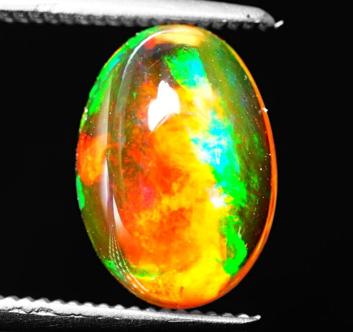 楽天市場】【鑑別付】天然 メキシコオパール 1.386ct メキシコ産 