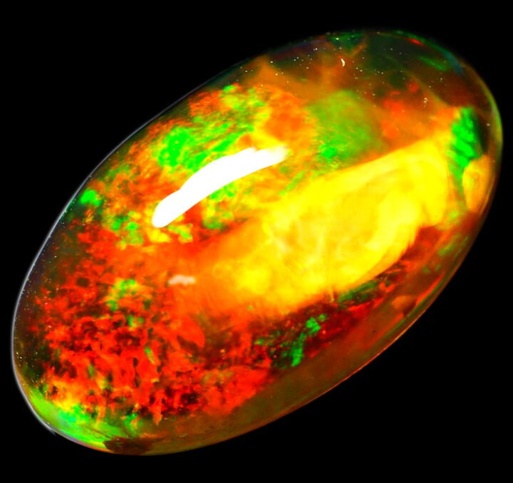 楽天市場】【鑑別付】天然 ファイヤーオパール 2.276ct メキシコ 産 