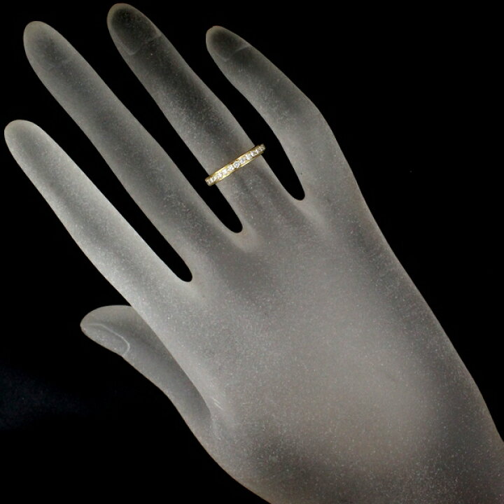 楽天市場】カルティエ ハーフエタニティー ダイヤモンド リング K18YG  