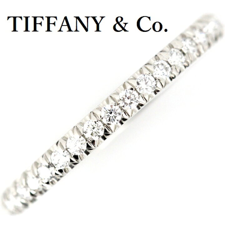 ティファニー TIFFANY ソレスト ダイヤ リング ハーフ 定価47万 楽天 