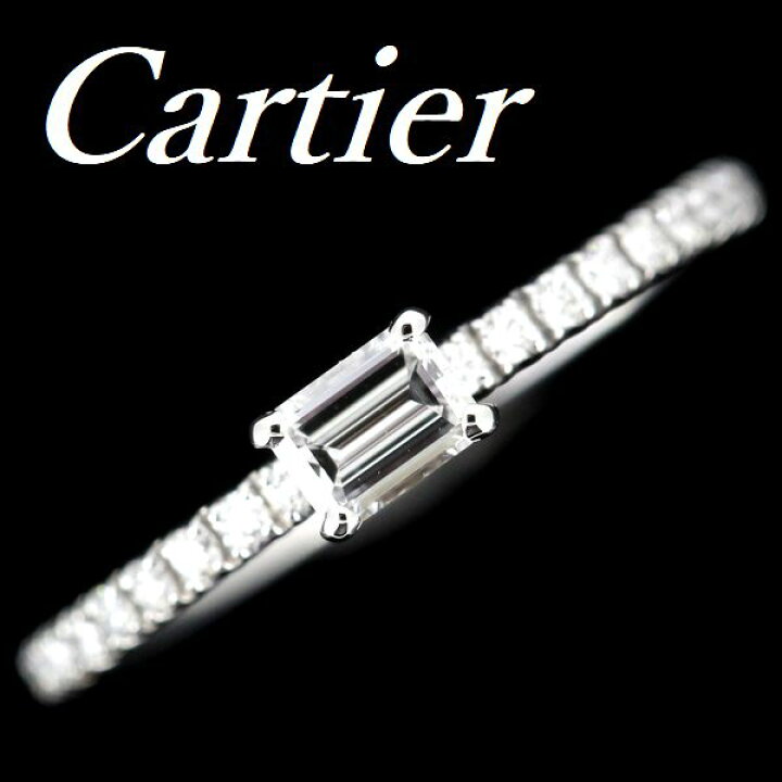 楽天市場】エタンセル ドゥ カルティエ エメラルドカット ダイヤモンド  