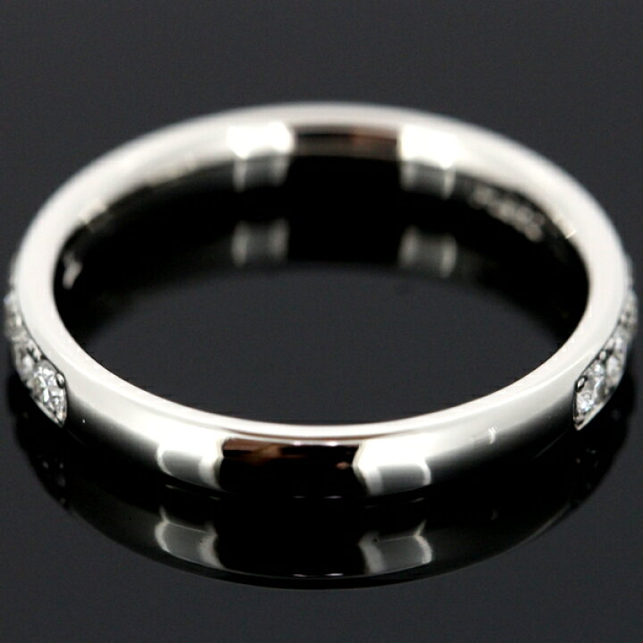 楽天市場】ラザール ダイヤモンド 0.34ct エタニティ リング Pt950 7号  