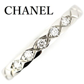 シャネル ココクラッシュ ダイヤモンド 5P リング Pt950 ♯51【中古】