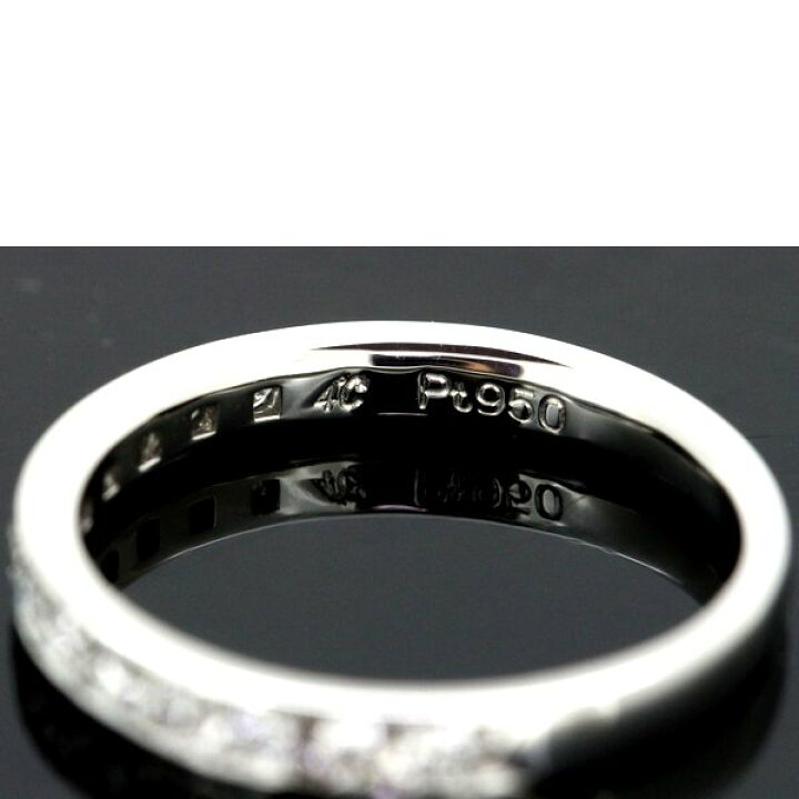 楽天市場】4℃ ダイヤモンド エタニティー リング Pt950 7.5号 2.55mm  