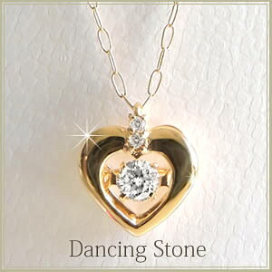 ySizk18lbNX _Ch lbNX ꗱ fB[X Vv fUC yDancing collectionzVR_ChlbNX ꗱh_C TLL0.06ct K18CG[S[h@