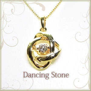 ySizk18lbNX VR_ChlbNX ꗱ h_C VvfUC _Ch lbNX fB[X TLL0.08ct Dancing collection K18CG[S[h sNS