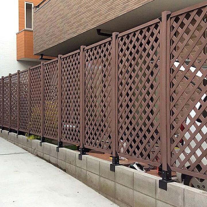 楽天市場 人工木ポスト 10 ブラウン ベージュ ホワイト ダークブラウン 60角 ガーデン Diy フェンス支柱部材 人工木 木樹脂 樹脂木 支柱 柱 フェンス材 Jj Prohome