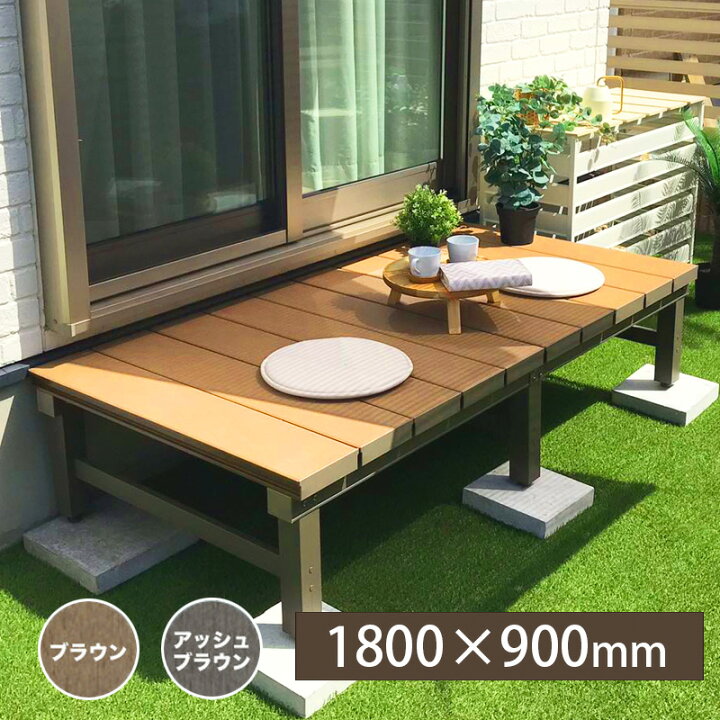 楽天市場】【予約販売6/10以降発送】 ウッドデッキ 人工木 アルミ DX  