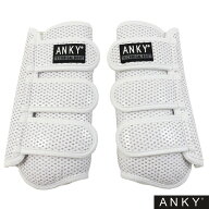 【送料無料】ANKY テクニカル・ホースブーツ AHB1 左右2点セット（ホワイト） | 馬 プロテクター ホース…