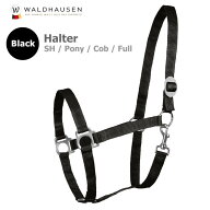 Waldhausen シンプル・ナイロンホルター WHP4（ブラック） SH/PONY/COB/FULL | 無口 ナイロン ホルター …