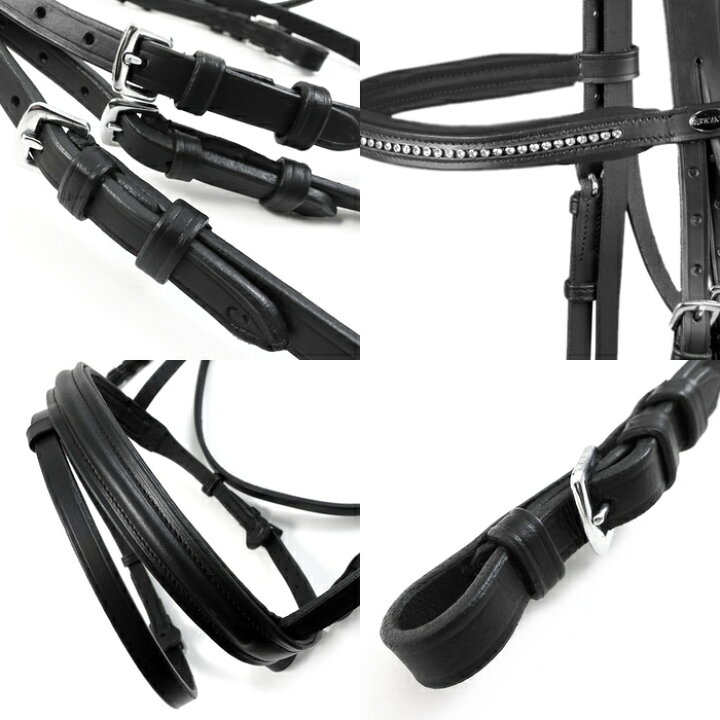 楽天市場】【送料無料】ラインストーン 頭絡・手綱セット WBRA3 | PONY 
