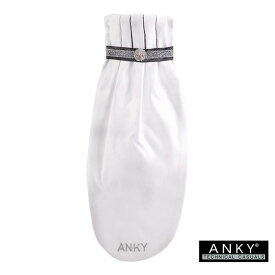 【送料無料】ANKY プリーツクラウン・ストックタイ ANT1 | アンキー 乗馬 競技用 タイ ストックタイ ブローチ 白 ネクタイ 白ネクタイ レディース 女性用 女性 ホワイト コンペティション 競技会 競技 競技会用 競技用 大会 大会用 馬具 馬 乗馬用 乗馬用品
