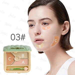 cs570#コンシーラーパレット 日本国内当日発送 3color set 3type コンシーラー シミ消し ファンデーション 毛穴隠し 韓国コス ニキビ跡 カバー力 化粧下地 ブラシ付き ベースメイク 化粧品